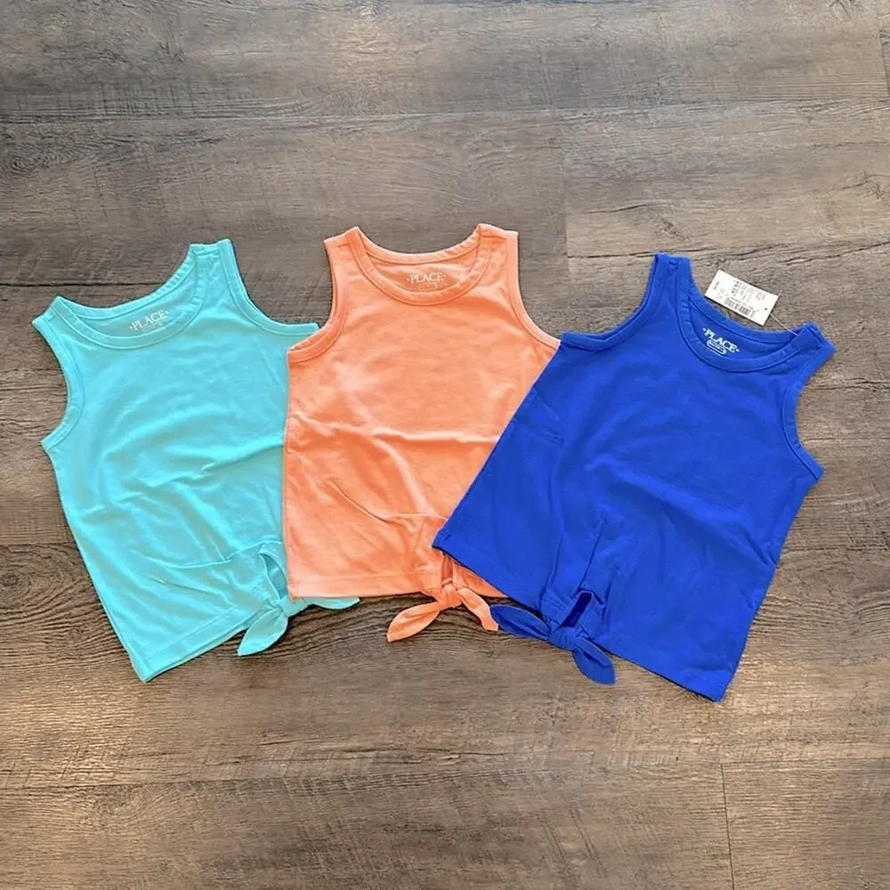 The Children’s Place XS/Size 4 Sleeveless‎ Tank Lot (set of 3)